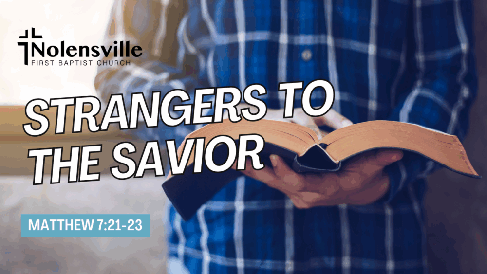 Strangers to the Savior Image
