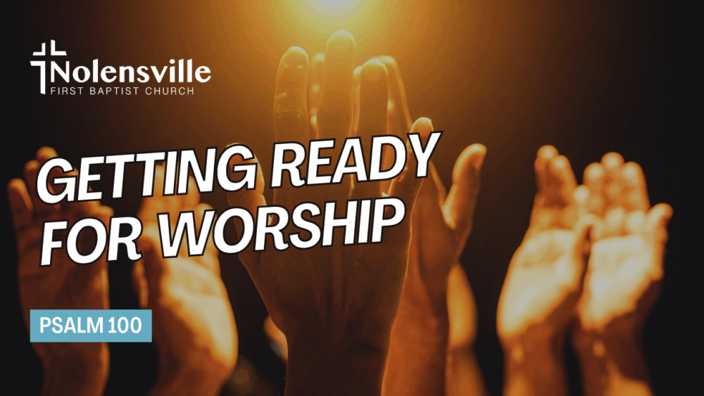 Getting Ready for Worship Image