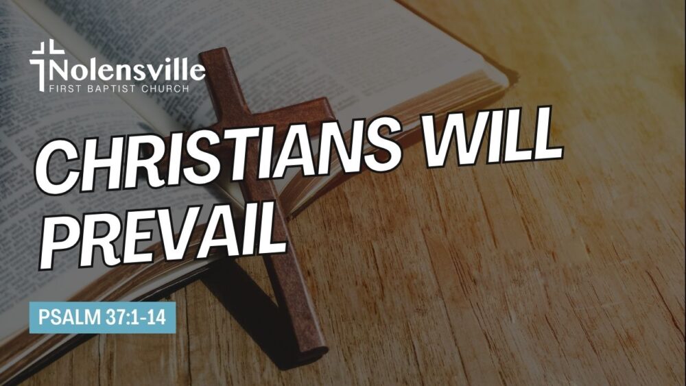 Christians Will Prevail Image