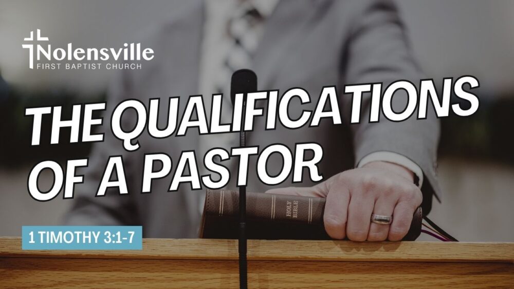 The Qualifications of a Pastor Image